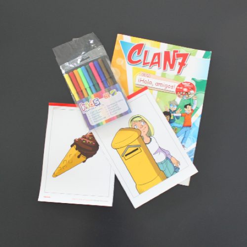 Lesmateriaal voor de cursus Spaans voor kinderen